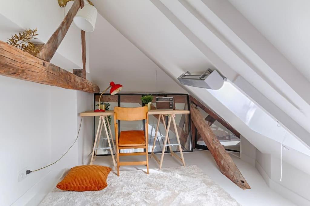 Appartement Mykeypers - Fantastic Designed Parisan Loft 2Br/6P- Le Marais Extérieur photo